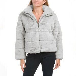 BAILEY 44 | Luxe Sculpted Faux Fur Bomber Jacket